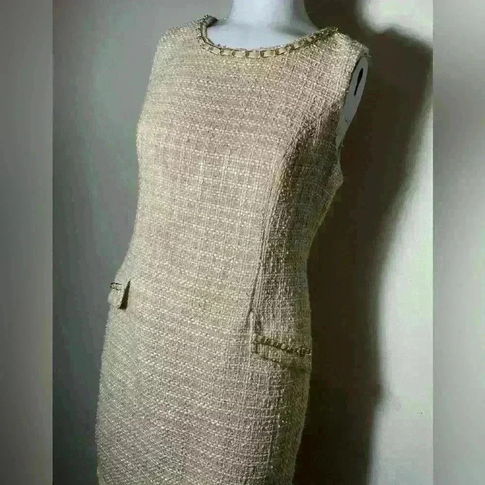 ๐ NWT Forever 21 Tweed Plaid Mini Dress - Picture 2 of 5